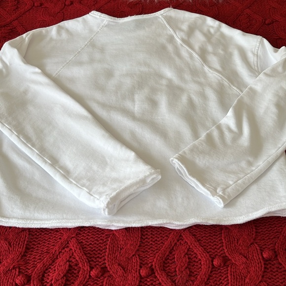 Madewell White Long Sleeve Top - Picture 3 of 5